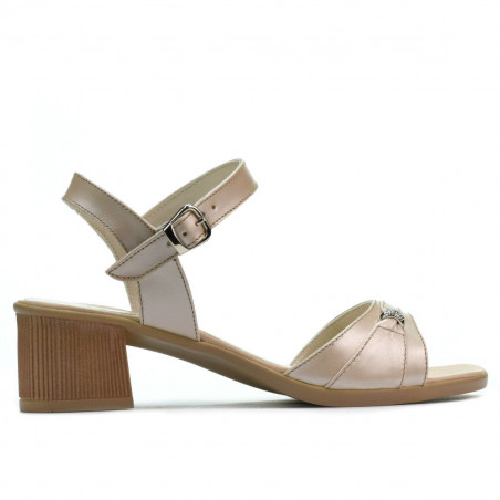 Sandali donna 5066 beige madreperla