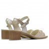 Sandali donna 5066 beige madreperla