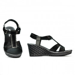 Sandali donna 5065 nero combinato
