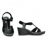 Sandali donna 5065 nero combinato