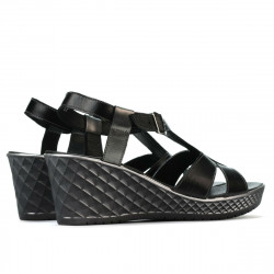 Sandali donna 5065 nero combinato