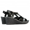 Sandali donna 5065 nero combinato