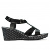 Sandali donna 5065 nero combinato