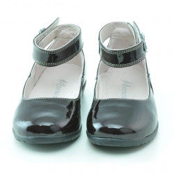 Scarpe per bambini piccoli 17c vernice caffè