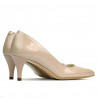 Scarpe eleganti donna 1242 vernice beige madreperla