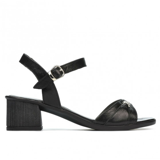 Sandali donna 5066 nero perlato