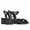 Sandali donna 5066 nero perlato