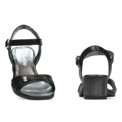 Sandali donna 5066 nero perlato