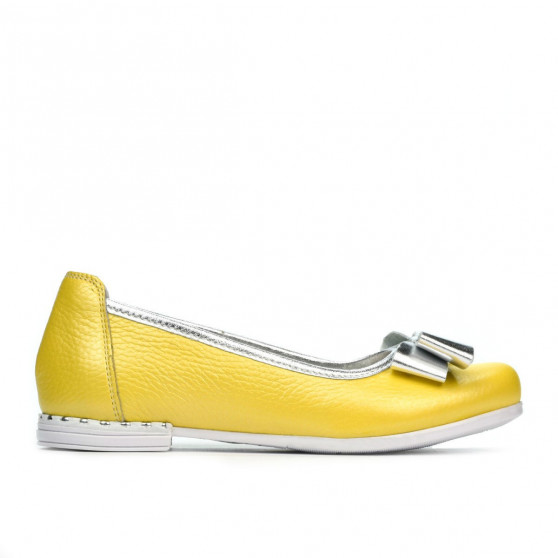 Scarpe per bambini 174 giallo perla combinato