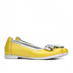Scarpe per bambini 174 giallo perla combinato