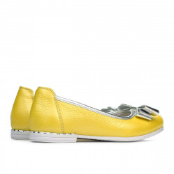 Scarpe per bambini 174 giallo perla combinato