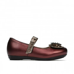 Scarpine bimbi 67c bordo madreperla combinata