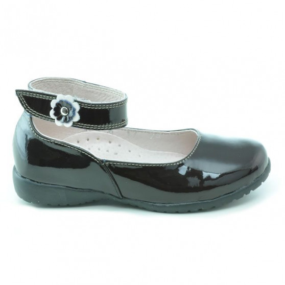 Scarpe per bambini piccoli 17c vernice caffè