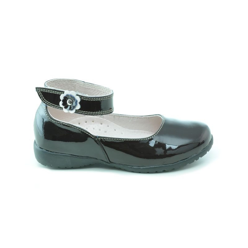 Scarpe per bambini piccoli 17c vernice caffè