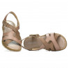 Sandali donna 5062 cappuccino combinato
