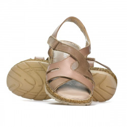 Sandali donna 5062 cappuccino combinato