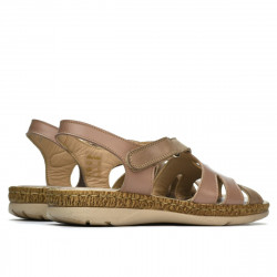 Sandali donna 5062 cappuccino combinato