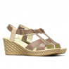 Sandali donna 5065 cappuccino combinato