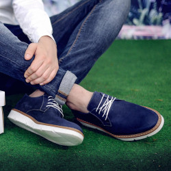 Scarpe casual uomo 832 bufo indaco