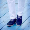 Scarpe casual uomo 835p bufalo indaco