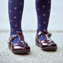 Scarpe bambini piccoli 63c vernice bordeaux lifestyle