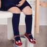 Scarpe per bambini piccoli 51c vernice bordeaux+bianco