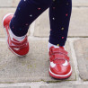 Scarpe per bambini piccoli 16-1c rosso+bianco