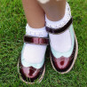 Scarpe bambini 153 vernice borbo combinata 01