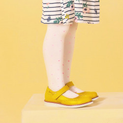 Scarpe per bambini 153 giallo combinato