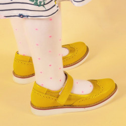Scarpe per bambini 153 giallo combinato
