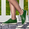Mocassini donna 688 verde chiaro
