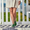 Mocassini donna 688 verde chiaro lifestyle
