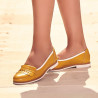 Scarpe casual donna 699 giallo combinato