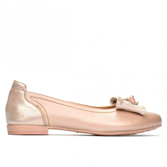 Ballerine donna 6014 cipria perlata combinata