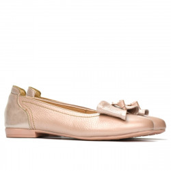 Ballerine donna 6014 cipria perlata combinata