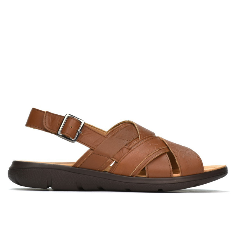 Sandali uomo 346 marrone