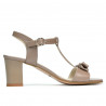 Sandali donna 1257 cappuccino perlato