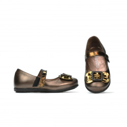 Scarpe per bambini piccoli 67c marrone perla combinato