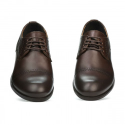 Scarpe eleganti adolescenti 396 a caffè