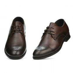 Scarpe eleganti adolescenti 398 a caffè