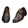 Scarpe eleganti adolescenti 398 a caffè