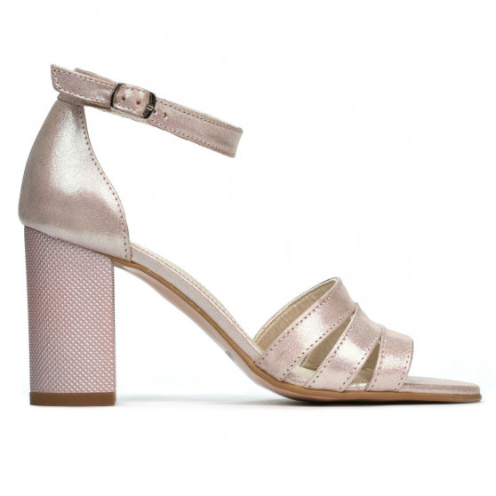 Sandali donna 1277 satinato cipria