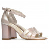 Sandali donna 1277 satinato cipria