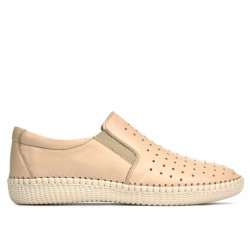 Mocassini donna / adolescenti 689 beige01
