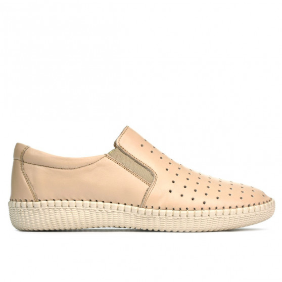 Mocassini donna / adolescenti 689 beige01