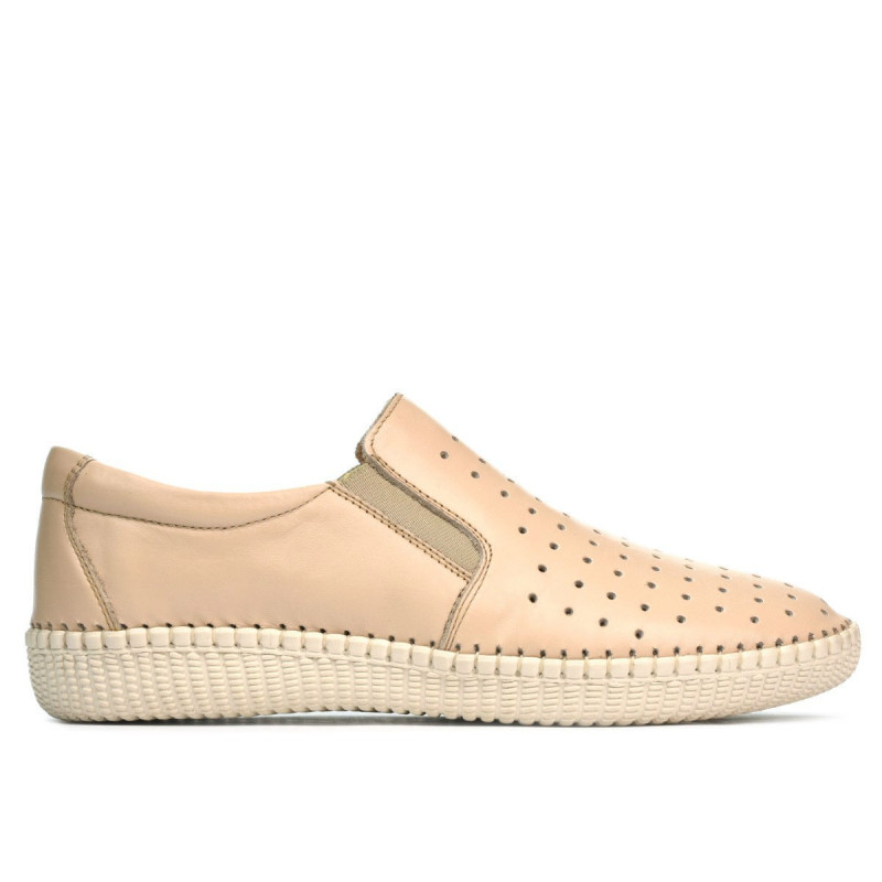 Mocassini donna / adolescenti 689 beige01