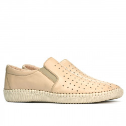 Mocassini donna / adolescenti 689 beige01