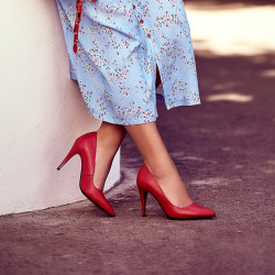 Scarpe eleganti donna 1234 rosso