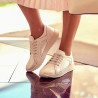 Scarpe sportive/casual donna 6010 bianco perlato combinato