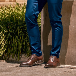 Scarpe eleganti da uomo 896 a caffè